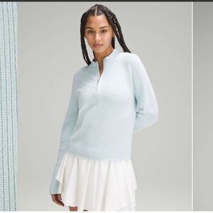 Lululemon Cotton-Blend Half-Zip Sweater NWT
